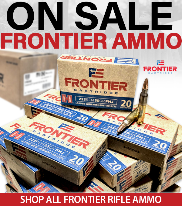 Stock Up On Frontier Rifle Ammo! - Midsouth Shooters