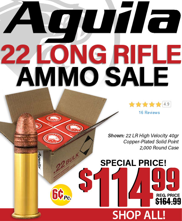 Aguila 22lr Rimfire Ammo Is On Sale! - Midsouth Shooters