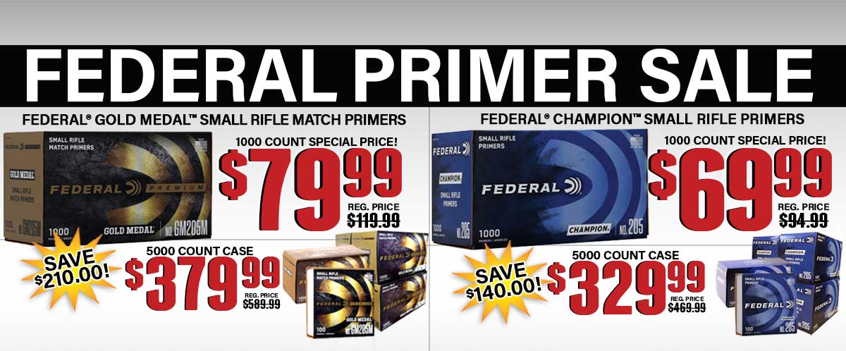 Shop Federal Primer Sale