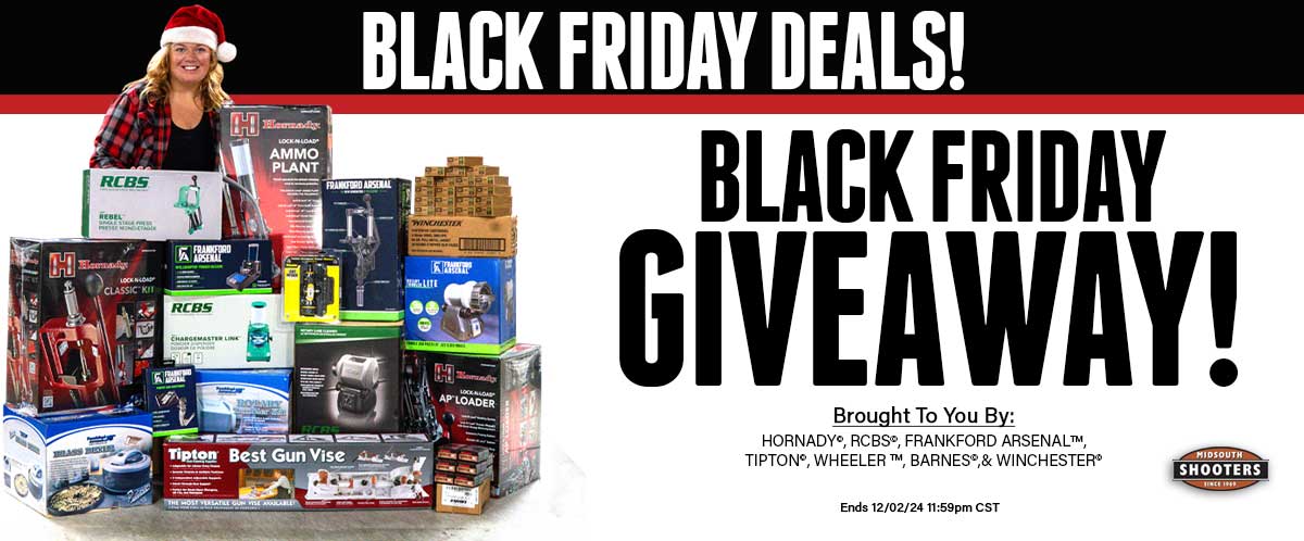 Enter the Midsouth Shooters Supply Black friday Giveaway