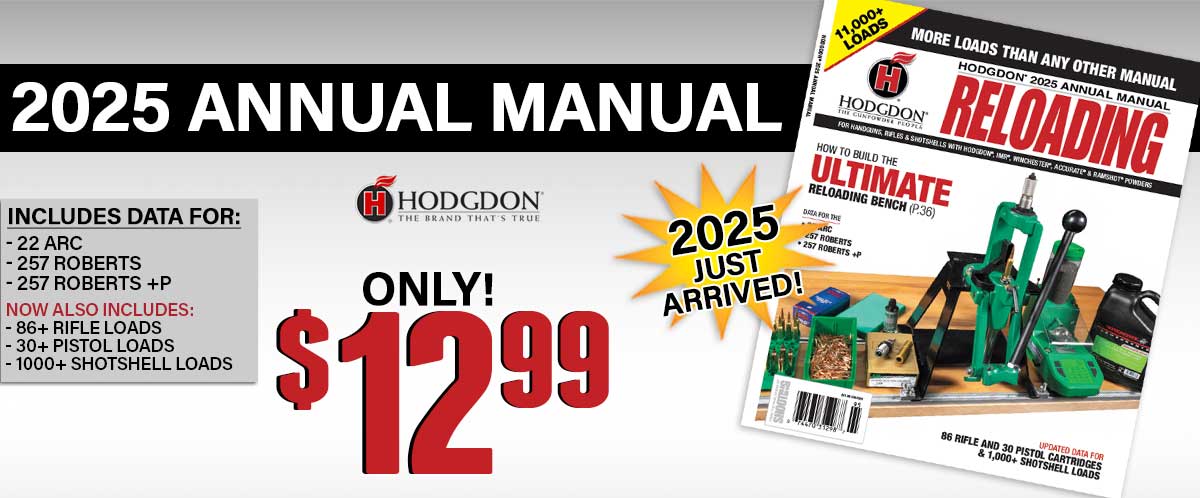 Shop Hodgdon Annual Manual 2025