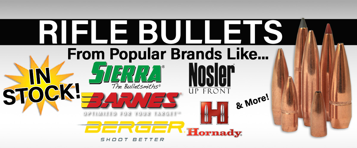 Shop In Stock Rifle Bullets