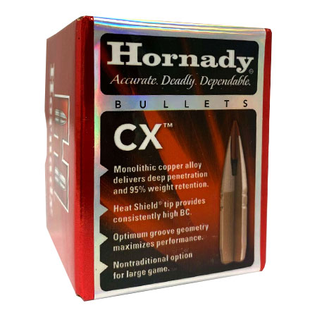 22 Cal. .224 Diameter 50 Grain CX Bullet 50 Count