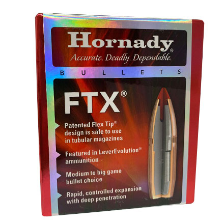 30 Caliber (30-30) .308 Diameter 160 Grain FTX Flex Tip 100 Count