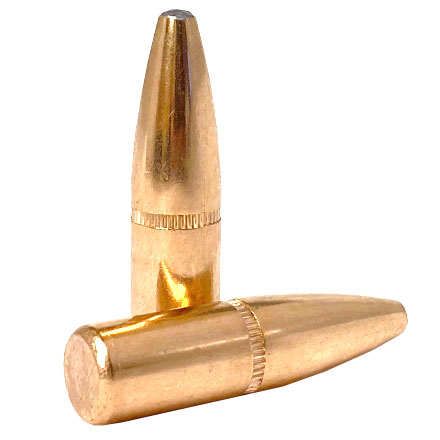 338 Caliber .338 Diameter 250 Grain Spire Point With Cannelure 100 Count