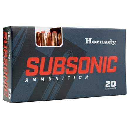 Hornady Subsonic 338 ARC 307 Grain Sub-X Flex Tip 20 Rounds