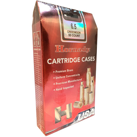 Hornady 6.5 Creedmoor Unprimed Brass Cases - 50CT/PK - Rangeview Sports  Canada