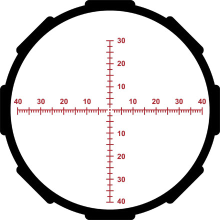 Crimson Trace Hardline PRO 6-24x50 Rifle Scope with MR1-MOA Illuminated Reticle