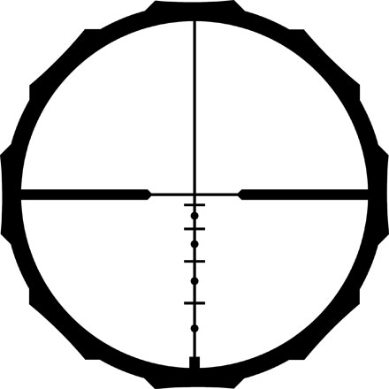 Crimson Trace Hardline 4-12x40 Rifle Scope with CT Custom 223/5.56 BDC Reticle