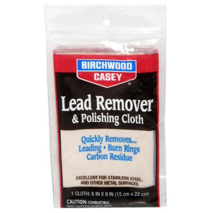 Lead Remover and Polishing Cloth 6x9 by Birchwood Casey