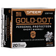 Speer Gold Dot Short Barrel HP Ammo