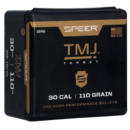 30 Caliber .308 Diameter 110 Grain TMJ Round Nose Carbine 100 Count