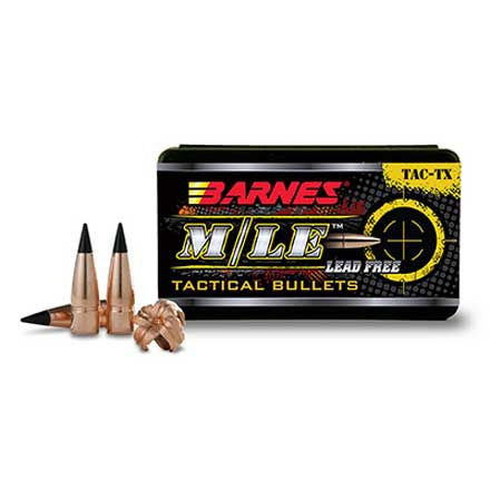 6.5mm .264 Diameter 115 Grain TAC-TX Boat Tail 50 Count