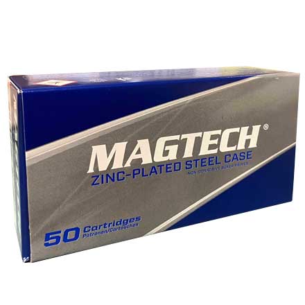 MagTech Zinc Plated Steel Case 9mm 115 Grain Full Metal Jacket 50 Rounds