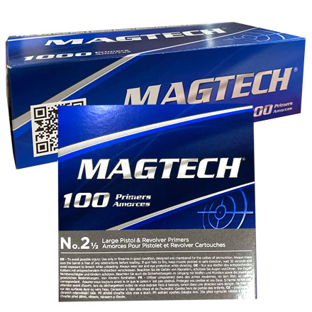 MagTech 2-1/2 Large Pistol Primers 1000 Count