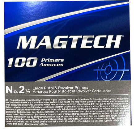 MagTech 2-1/2 Large Pistol Primers 1000 Count