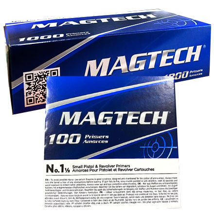 MagTech 1-1/2 Small Pistol Primers 1000 Count