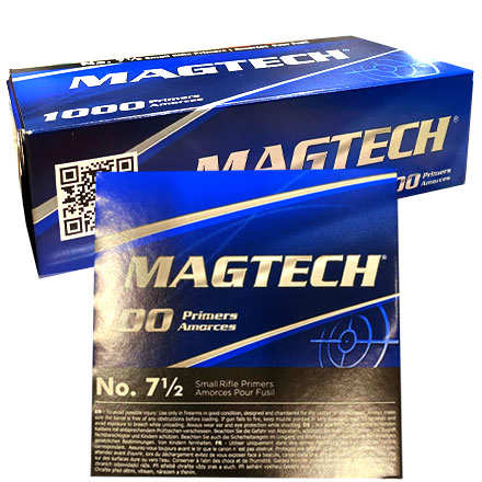 MagTech 7-1/2 Small Rifle Primers 1000 Count