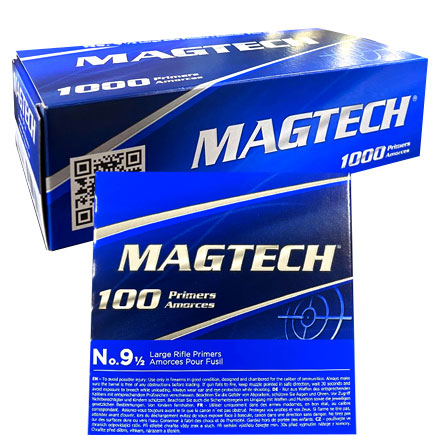 MagTech 9-1/2 Large Rifle Primers 1000 Count