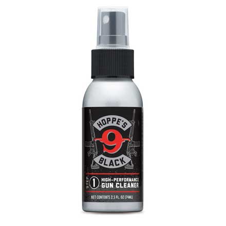 Black High Performance Gun Cleaner 2-1/2oz. Spray Bottle
