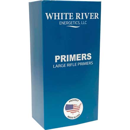 White River Energetics Large Rifle Primers 1,000 Count