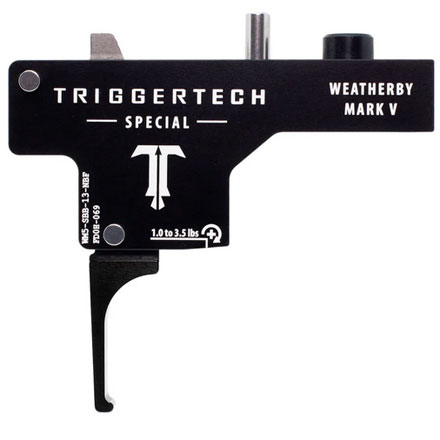 Weatherby Mark V - Black Special Flat, Single Stage Trigger, With Bolt Release, No Safety