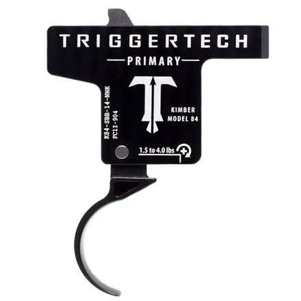 Kimber 84 - Black Primary Curved, Single Stage Trigger, No Safety, No Bolt Release