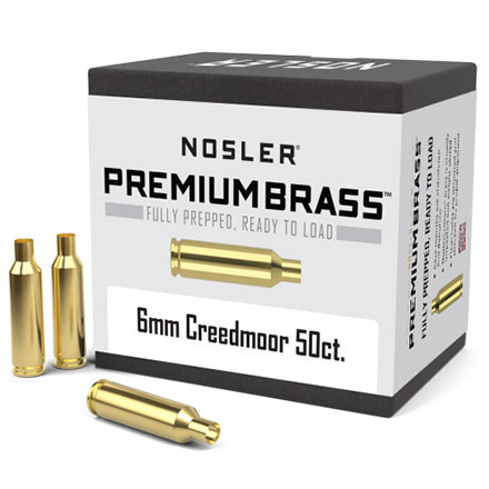 6mm Creedmoor Premium Unprimed Rifle Brass 50 Count