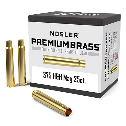 375 H&H Unprimed Rifle Brass 25 Count