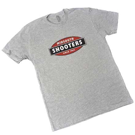 Limited Edition Midsouth Shooters Gray T-Shirt with Color Logo - Medium