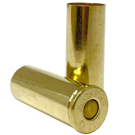 Winchester 45 Colt Primed Pistol Brass 100 Count