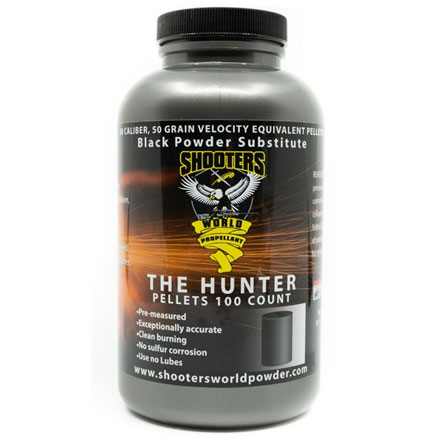 Shooters World The Hunter Black Powder Substitute - 50 Caliber 50 Grain Pellets 100 Count