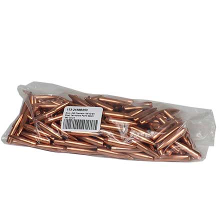 6mm .243 Diameter 105 Grain  Boat Tail Hollow Point Match 250 Count
