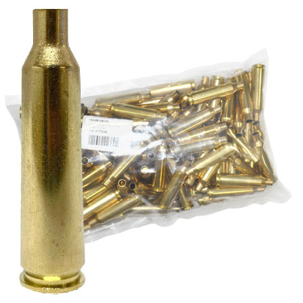 22-250 Remington Unprimed Rifle Brass 100 Count