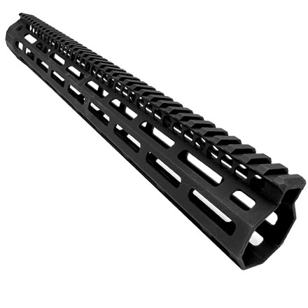 Troy Industries SOCC Battle Rail Free Float M-LOK Handguard AR-15 15.125" BLK Aluminum