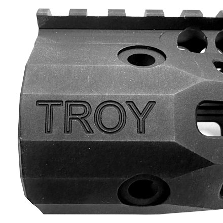 Troy Industries SOCC Battle Rail Free Float M-LOK Handguard AR-15 15.125" BLK Aluminum