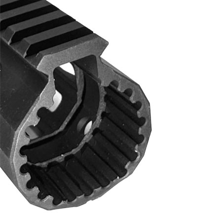 Troy Industries SOCC Battle Rail Free Float M-LOK Handguard AR-15 15.125" BLK Aluminum