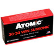 Atomic Subsonic Lead Flat Point RN Ammo