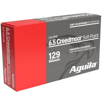 Aguila 6.5 Creedmoor 129 Grain Interlock 20 Rounds