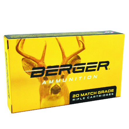 Berger 6mm Creedmoor 108 Grain Elite Hunter 20 Rounds