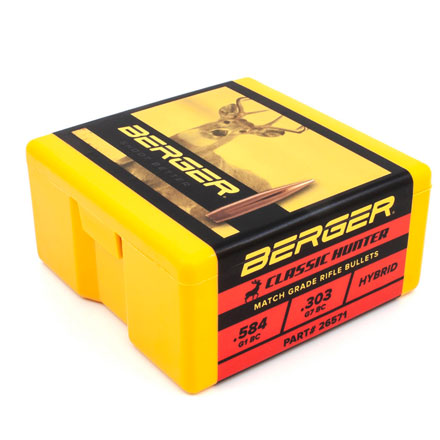 6.5mm .264 Diameter 135 Grain Classic Hunter 100 Count