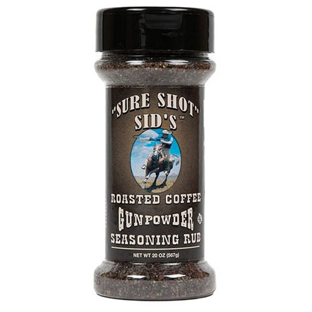 Sure Shot Sids Roasted Coffee Gunpowder Seasoning 4.5oz.