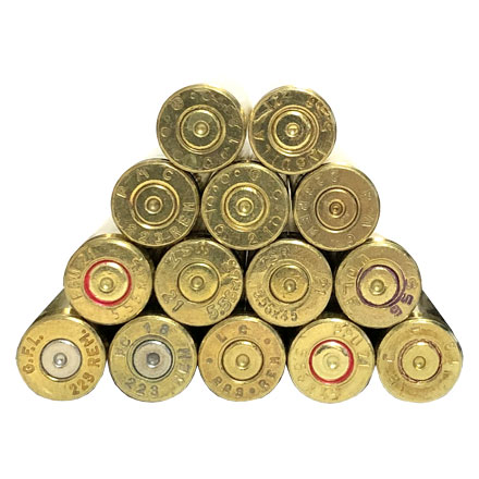 5.56 NATO And 223 Remington Once Fired Brass Mixed Headstamp 200 Count Raw  Unwashed by Once Fired Brass