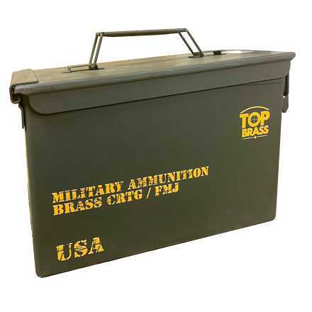 223 / 5.56 Mixed Premium Reconditioned Unprimed Rifle Brass 1000 Count in FREE 50 Caliber Ammo Can