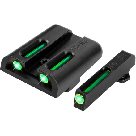 TFO Tritium Fiber Optic Pistol Sight Set Glock Low by Truglo