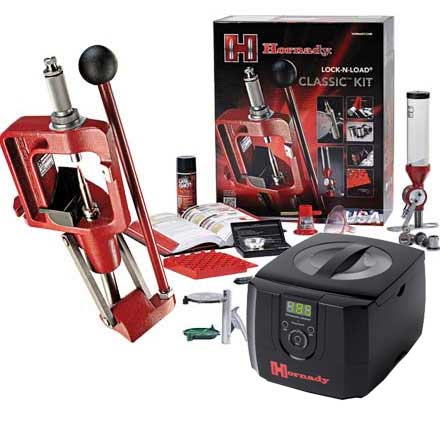 Lock-N-Load Classic Single Stage Press Reloading Kit with FREE 1.2 Liter Sonic Cleaner Combo