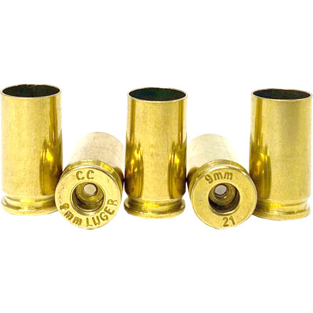 9mm Loader Pack (500 Count Factory New 9mm Brass with 500 Count 115 Grain FMJ Bullets)