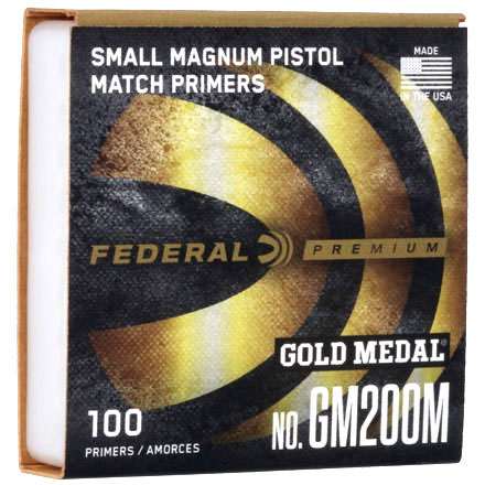 Federal Premium #GM200M Gold Medal Match Small Pistol Magnum Primers 5000 Count