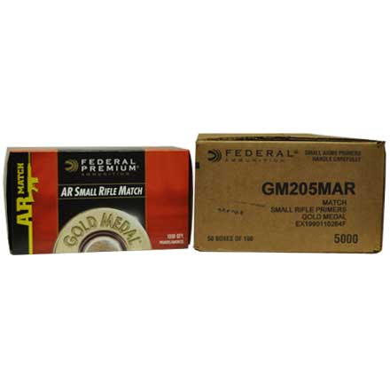 Gold Medal AR Small Rifle Primer #GM205MAR (5000 Count Case)