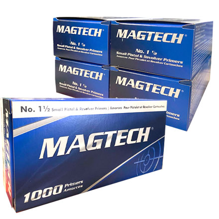 MagTech 1-1/2 Small Pistol Primers 5000 Count Case